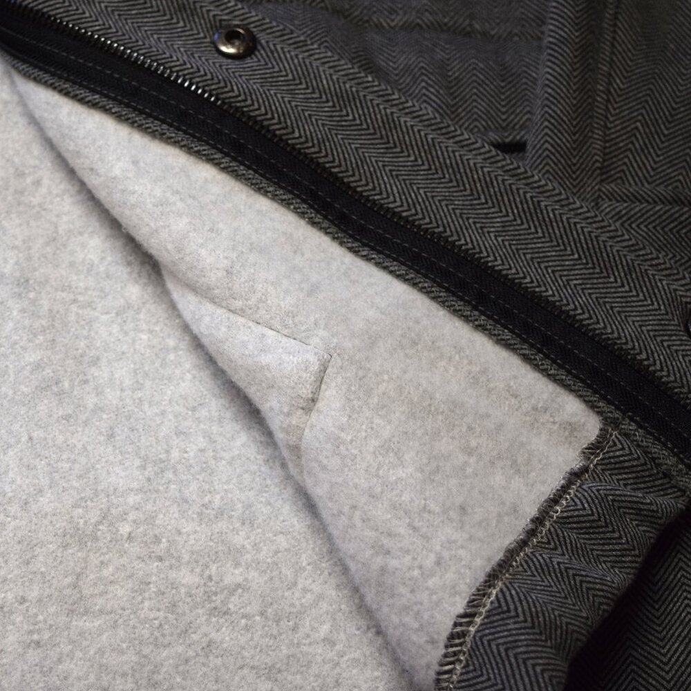Fleece Lined Herringbone Jacket - image 4